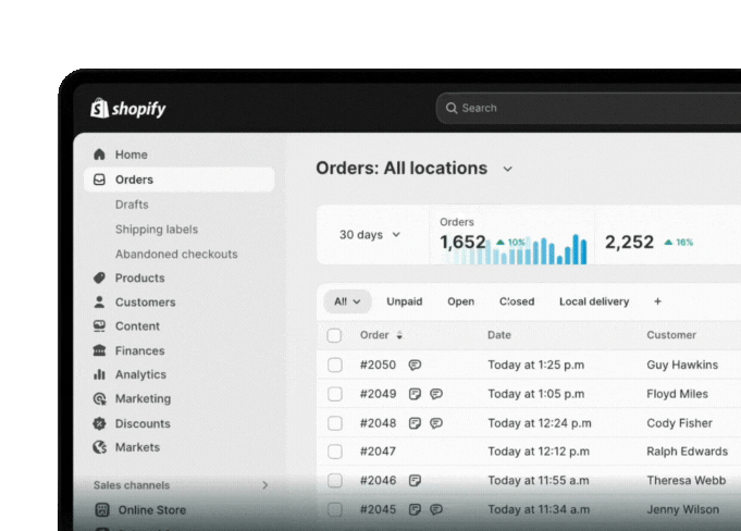 Shopify store migration process illustration